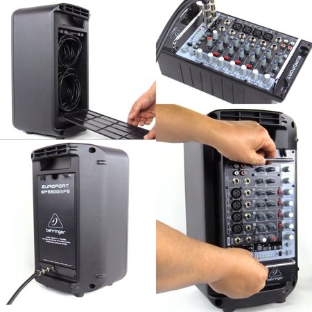 Behringer EUROPORT EPS500MP3 500W 8-Channel Portable PA System