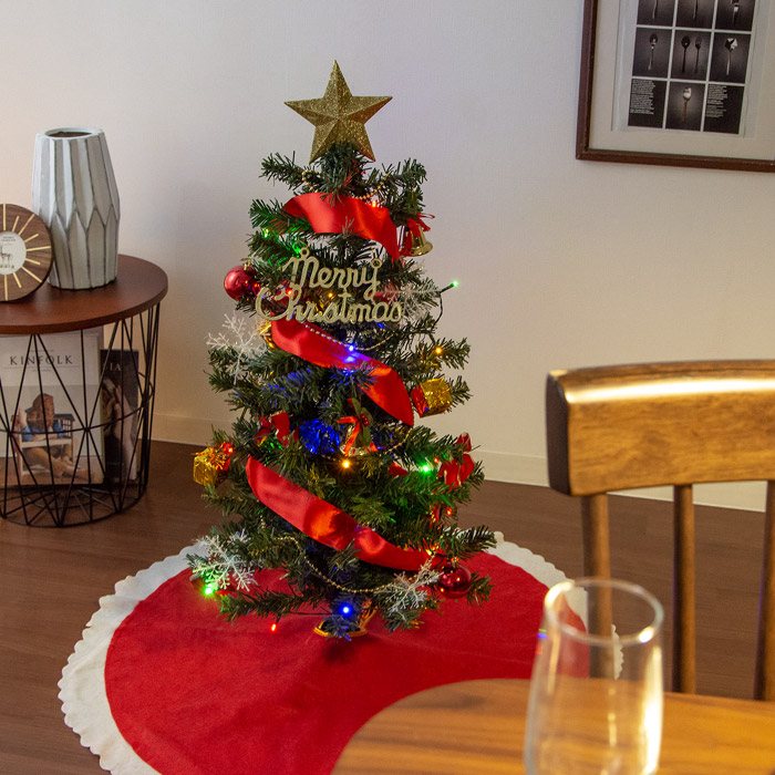 クリスマスツリーセット 120cmタイプ オーナメント付き | 家具