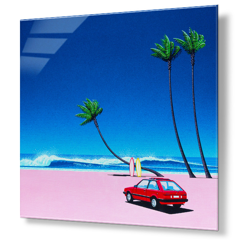永井博 アクリル額装 Coral Horizon 10392|アート＆フレーム|絵と額縁