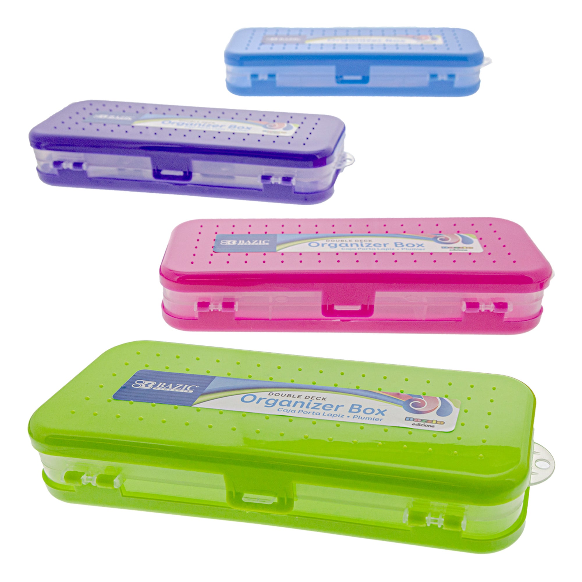 BAZIC Bright Color Double Deck Organizer Box – BAZIC Store