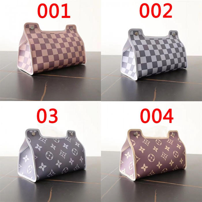 ルイヴィトンティッシュボックスハイブランドファッション PU レザー 4