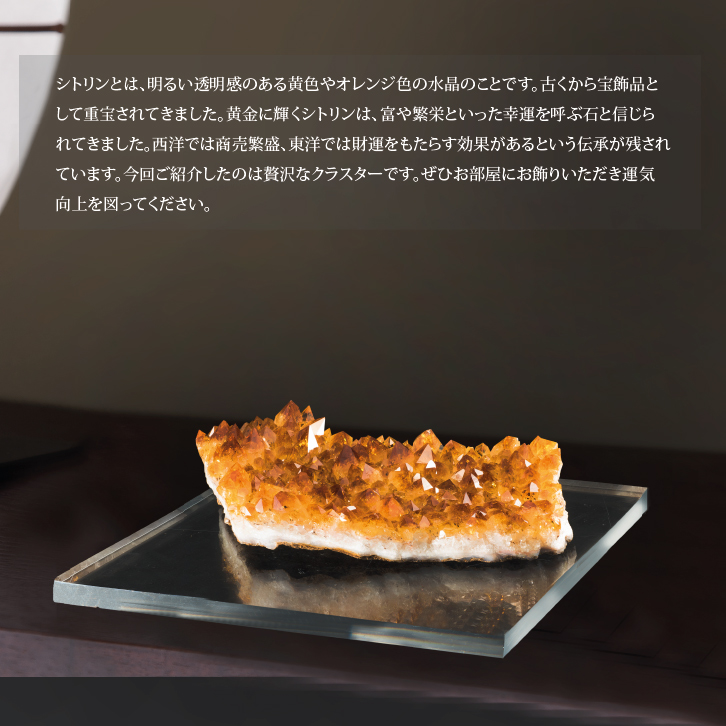 シトリンクラスター 今回限定5点 ー三宝堂オンラインショップ
