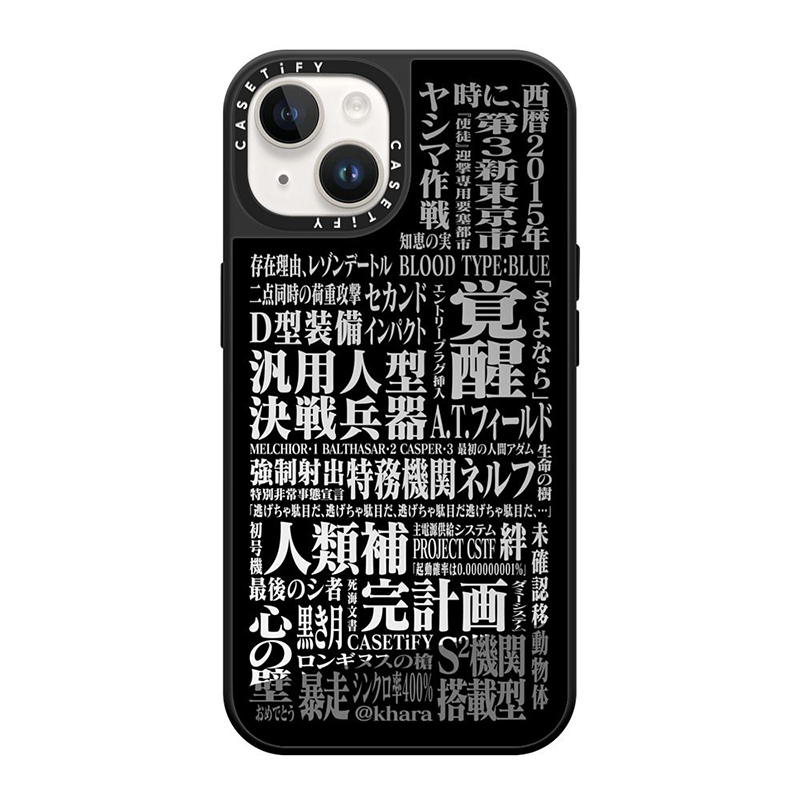 CASETiFYxEVA】NERV Logo MagSafe 対応ミラーケース（赤）/iPhone 13