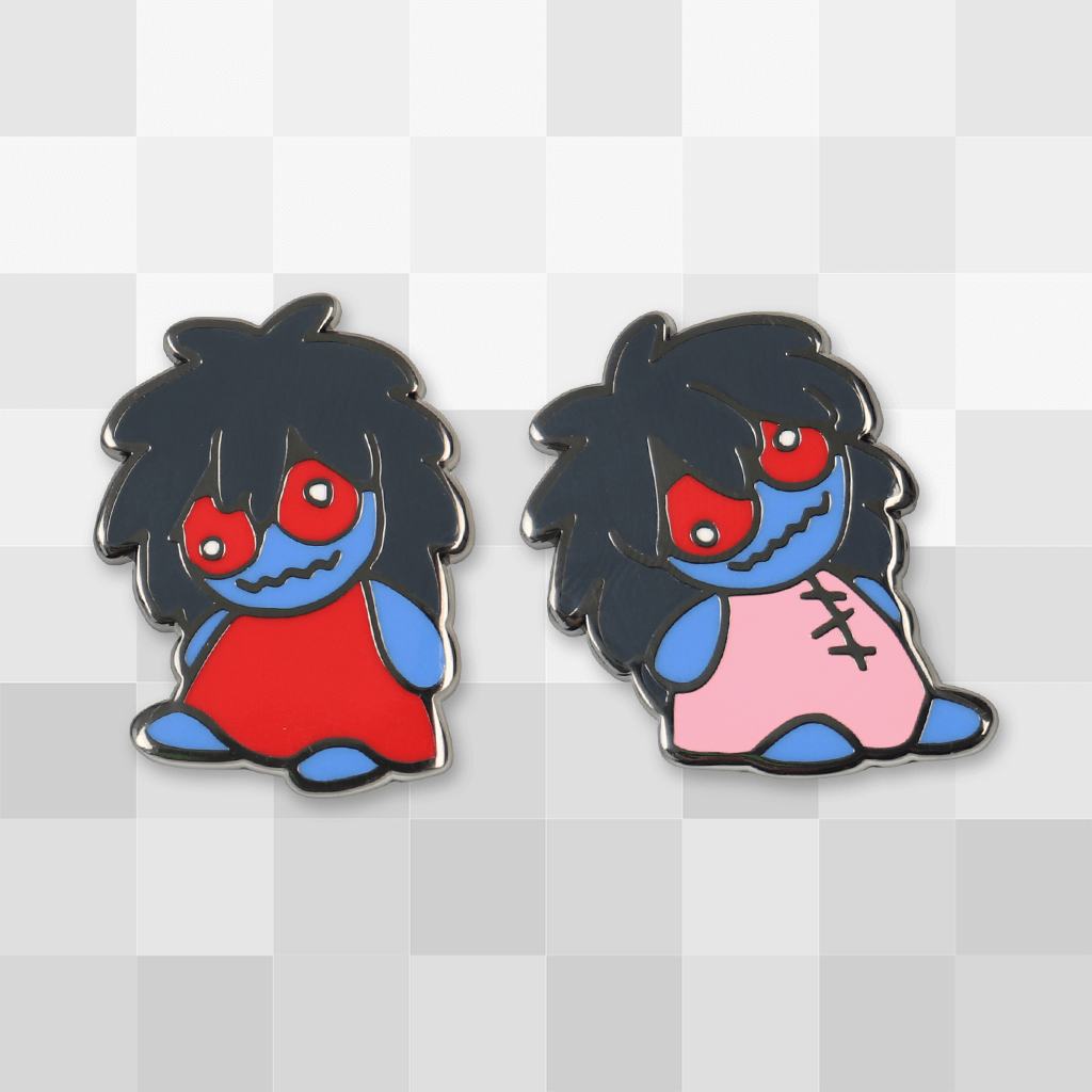 Ib」－キャラクターピンバッジセット4 青い人形 - Fangamer Japan