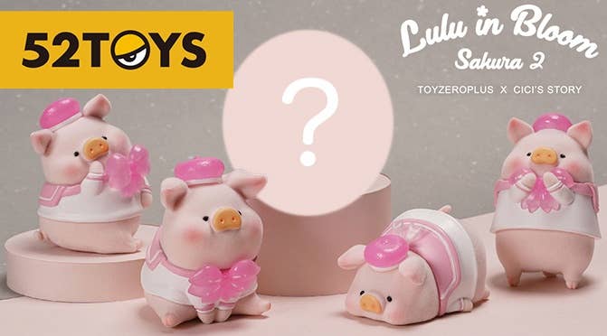 TOYZEROPLUS x CICI'S STORY LuLu The Piggy Sakura Full Bloom Series