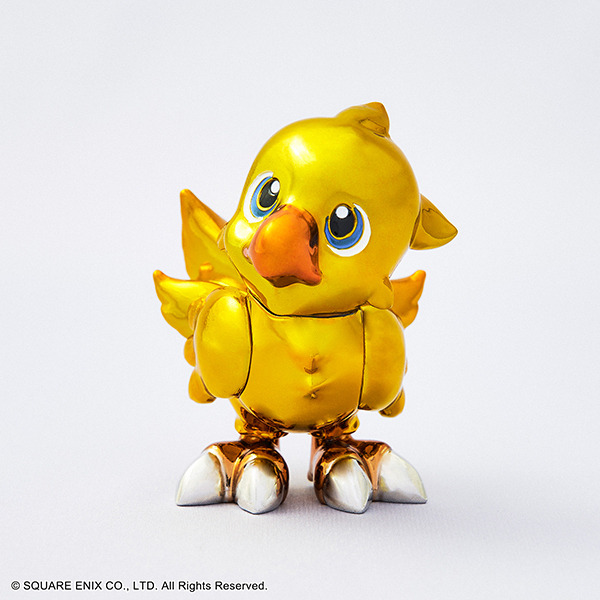 FF』金色に輝く「チョコボ」が可愛い…！おなじみキャラが光沢感抜群で