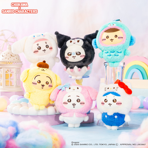 ちいかわ×サンリオキャラクターズ」コラボグッズがむちゃカワ