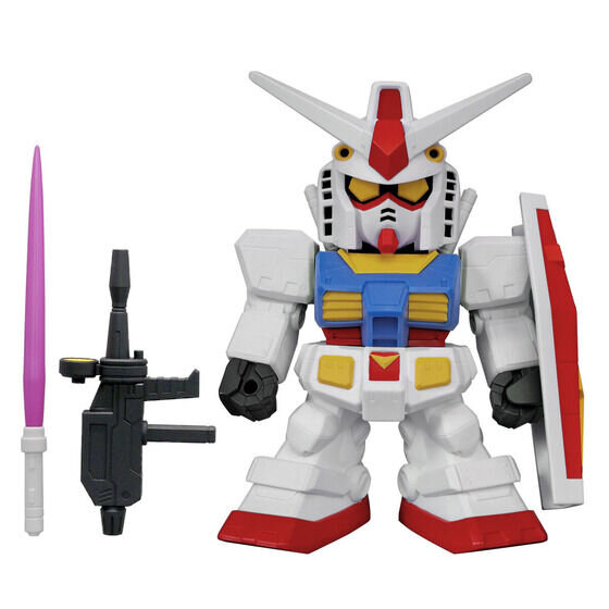 SDガンダム「RX-78-2 ガンダム」と「RX-77-2 ガンキャノン」がビッグ