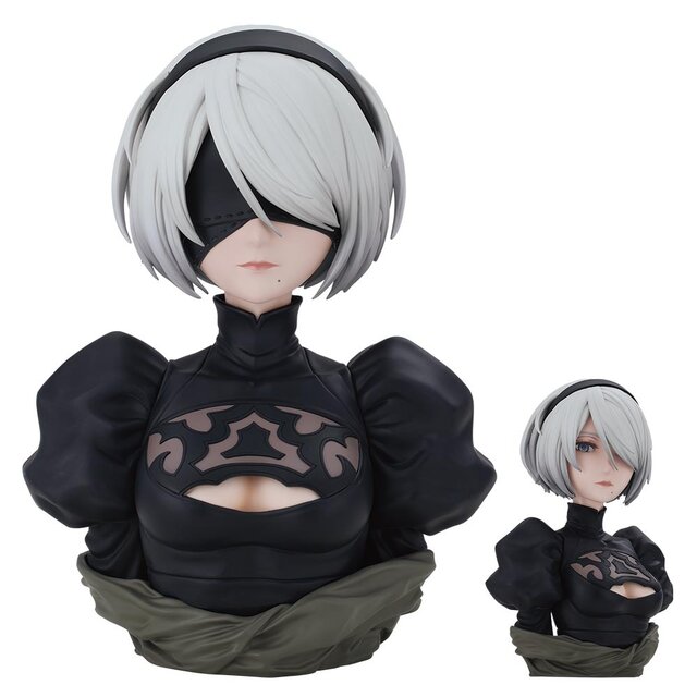 一番くじ「ニーア オートマタ Ver1.1a」発売！美しい胸像やイラスト