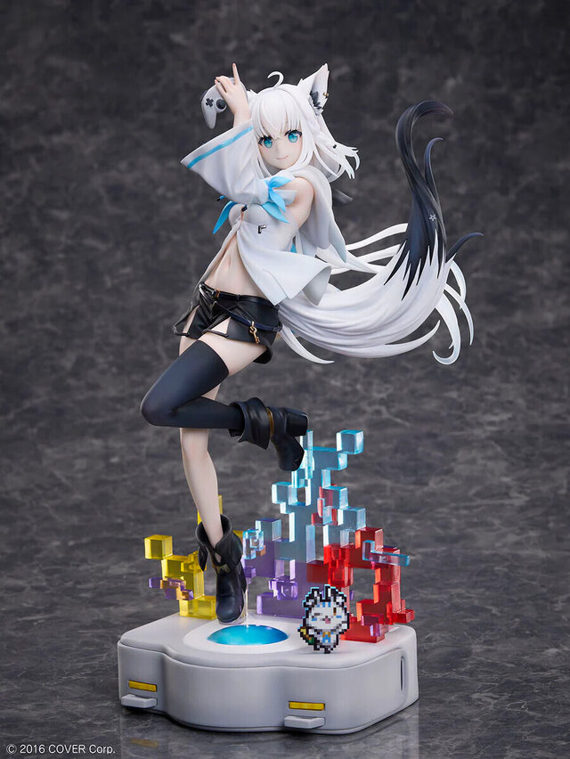 ホロライブ・白上フブキ、大神ミオが「ゲーマーズエディション」で立体