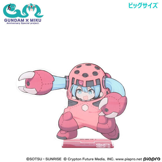 シャア専用ザクを乗りこなす「初音ミク」が可愛すぎる！「ガンダム