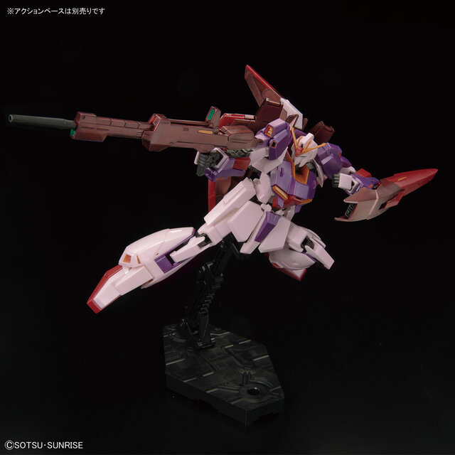 HG ゼータガンダム」が赤く光る“バイオセンサーイメージカラー”で