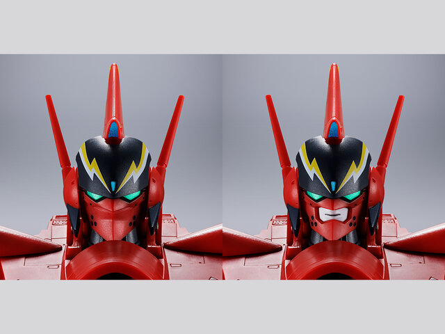 マクロス7」より、熱気バサラの愛機「VF-19改 エクスカリバー」がDX超