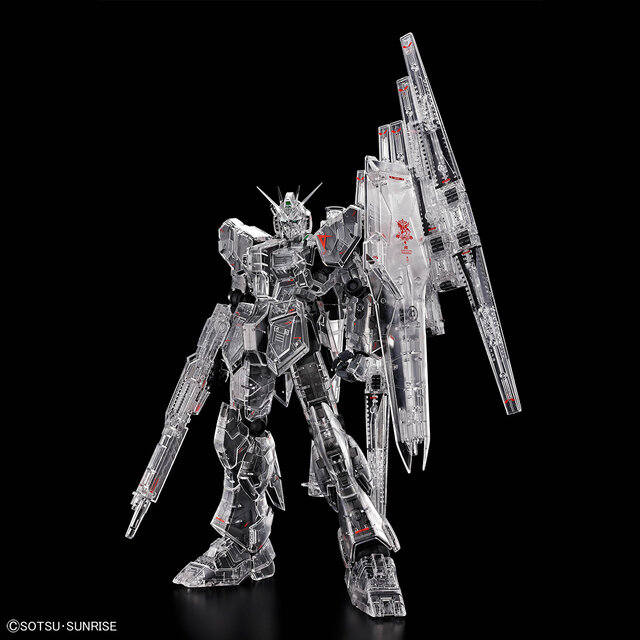 逆シャア「νガンダム」「サザビー」がメカニカルクリアでMGガンプラ化