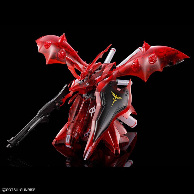 逆襲のシャアよりガンプラ「HG ナイチンゲール」がクリアカラーで発売