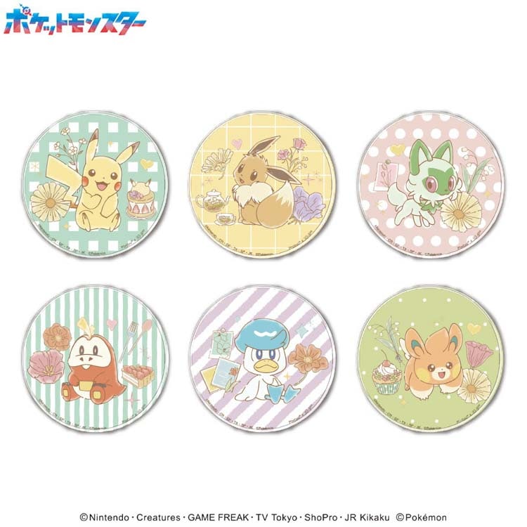 ENS-PCL-05 ポケットモンスター ポケモン Flower Cafe PACHITバッジ