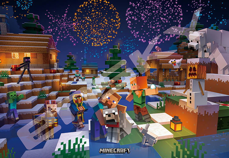 ENS-1000T-300 Minecraft Selebration! 1000ピース エンスカイ の商品