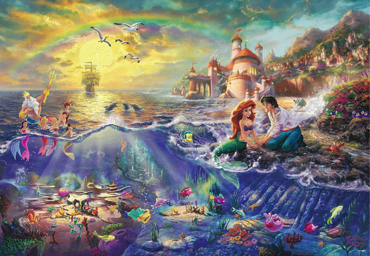 TEN-D1000-489 ディズニー The Little Marmaid（リトル・マーメイド