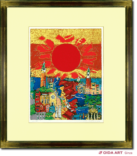 絹谷幸二 太陽 | 絵画など美術品の販売と買取 | 東京・銀座 おいだ美術