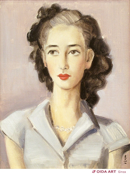 東郷青児 婦人像 | 絵画など美術品の販売と買取 | 東京・銀座 おいだ美術
