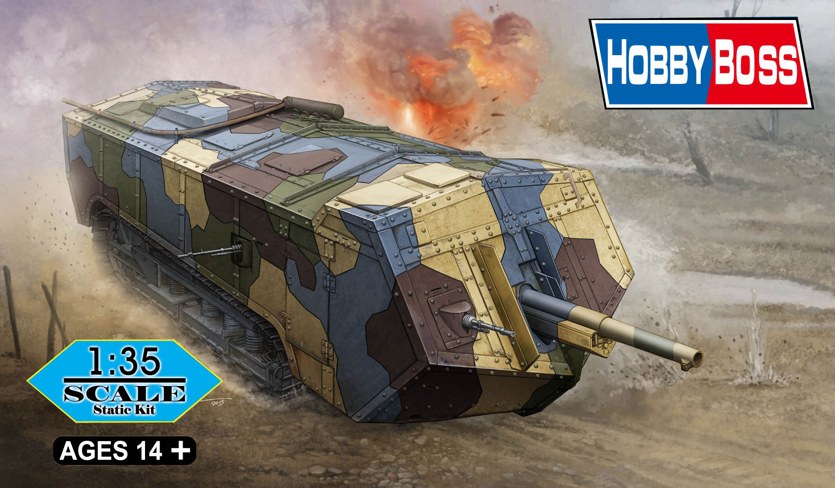 1/35 フランス サン・シャモン突撃戦車 中期型 [83859] - 5,720円