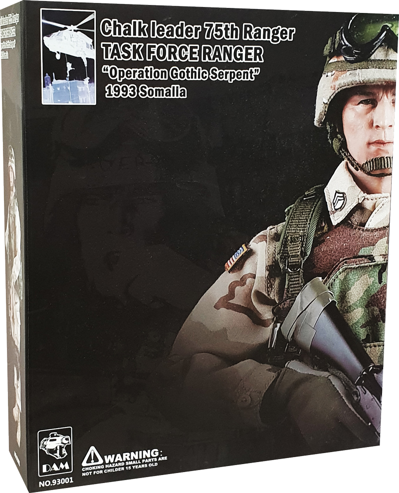 Chalk leader 75th Ranger Task Force Ranger Dam Toys - Machinegun