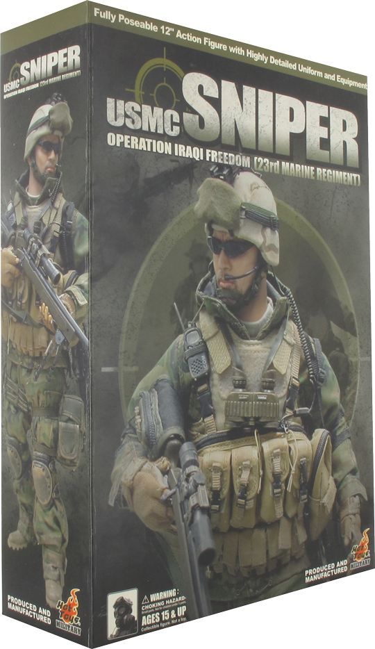 USMC Sniper 23rd Marine Regiment Hot Toys - Machinegun