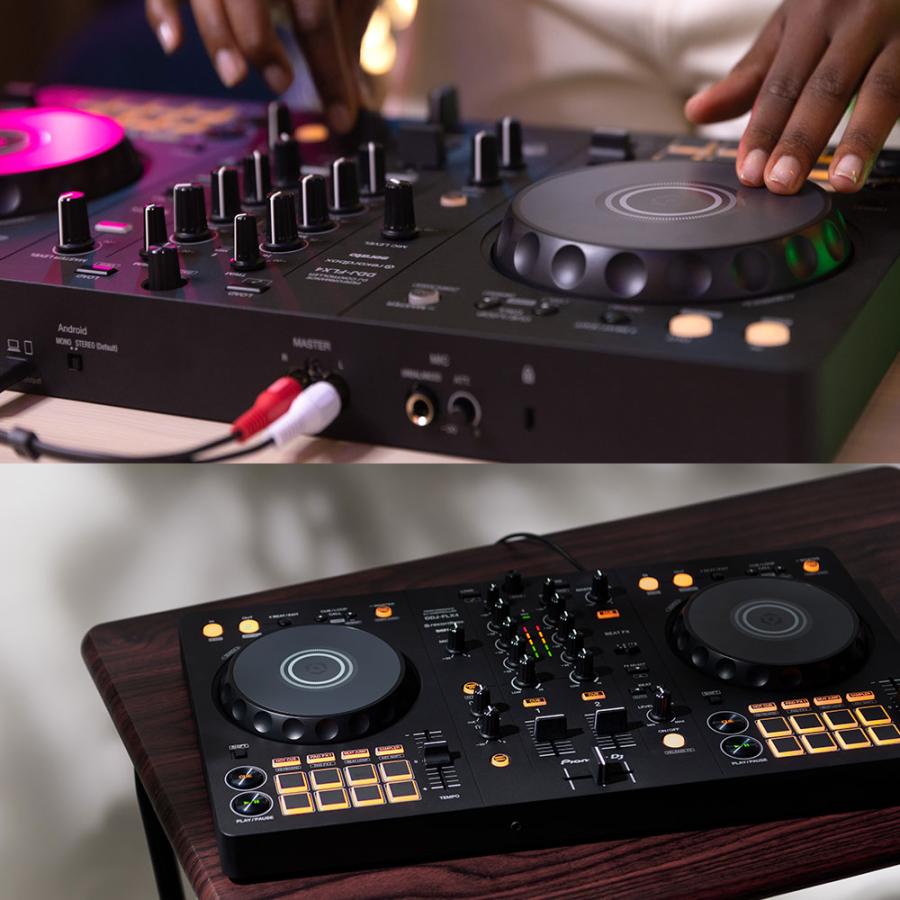 Pioneer DJコントローラー DDJ-FLX4 ＋ ダストカバー付き 《rekordbox