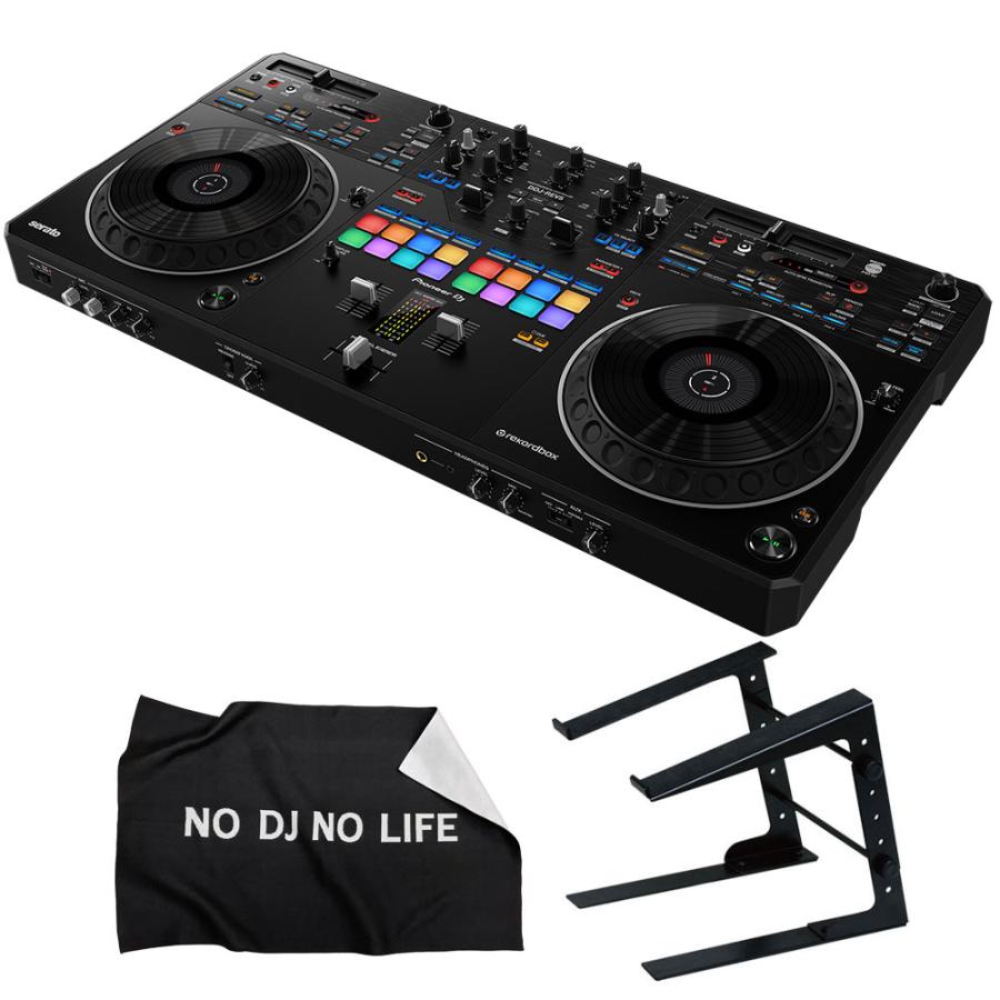 Pioneer DJコントローラー DDJ-REV5 + PCスタンド + ダストカバー