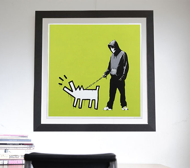 Banksy（バンクシー）- CHOOSE YOUR WEAPON – GreenのCOA付き作品を