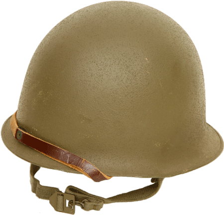 フランス軍実物 M-1951 O.D.ヘルメット （M-1タイプ） ミリタリー