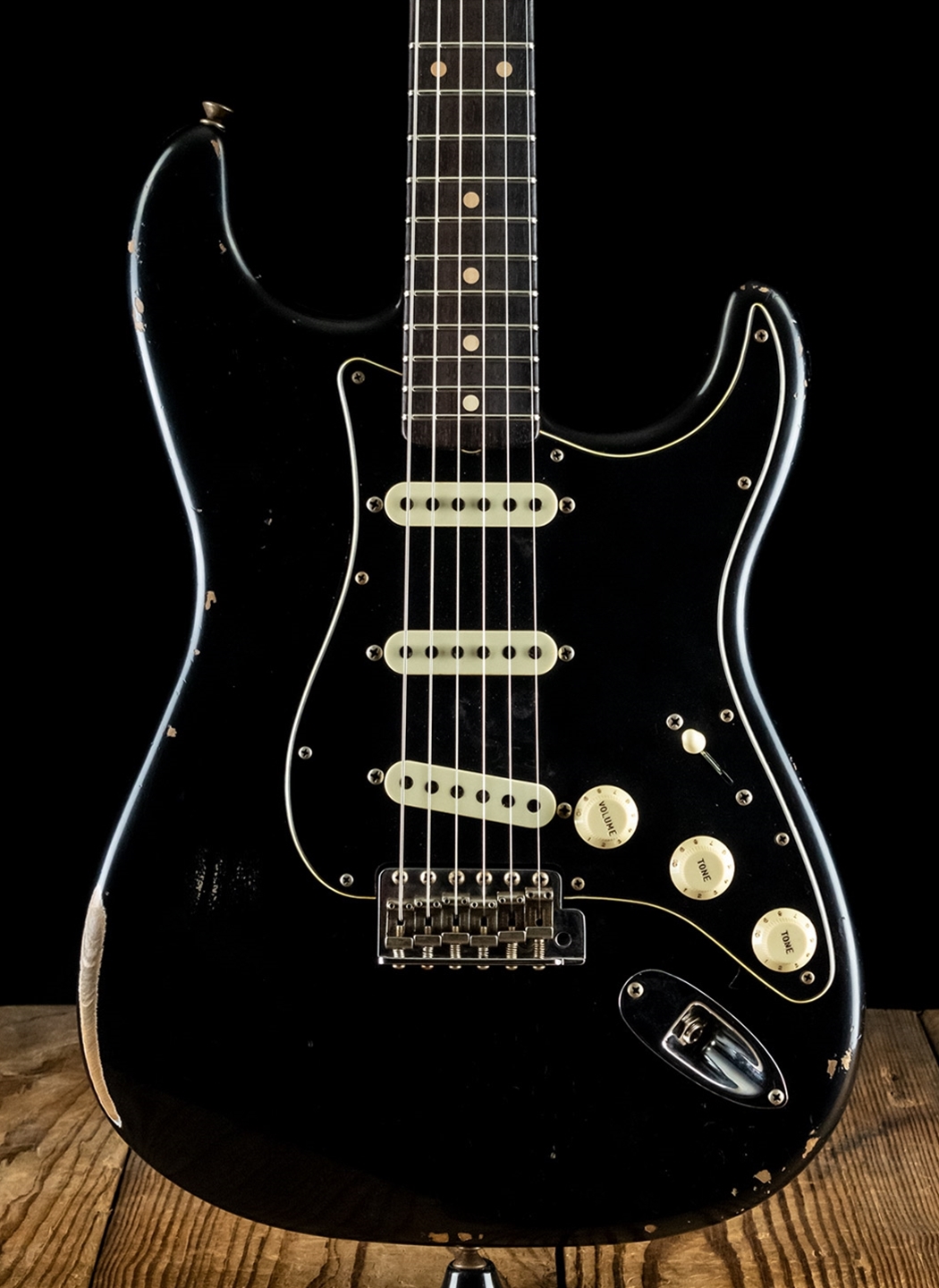 Fender Custom Shop 2019 Roasted Poblano Relic Strat - Aged Black