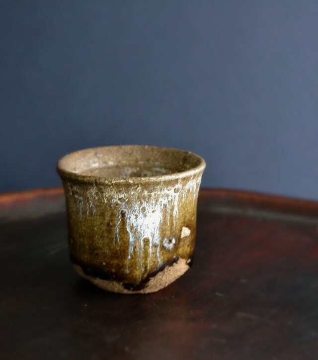 唐津酒器 ぐいのみ 斑唐津 古陶磁 酒器 堀の手 古唐津Antique Sam's