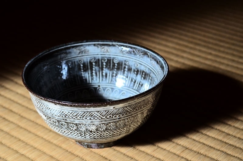 榊原勇一 作 尾高焼 三島茶碗 of 茶の湯 墨東清友館 茶道具専門店(有