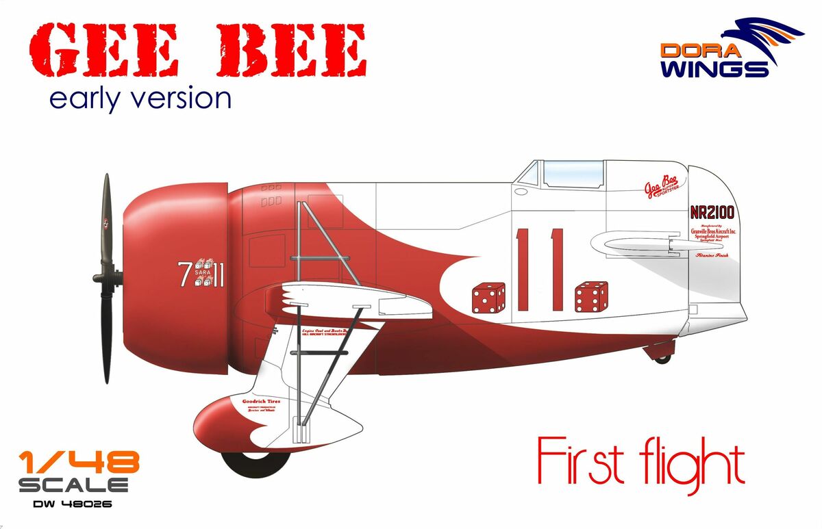 Gee Bee Super Sportster R-1 (early version) Dora Wings 48026