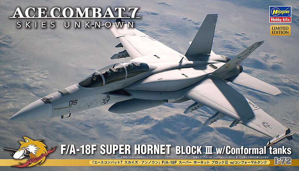 F/A-18F Super Hornet Block III With Conformal Tanks, Ace Combat 7