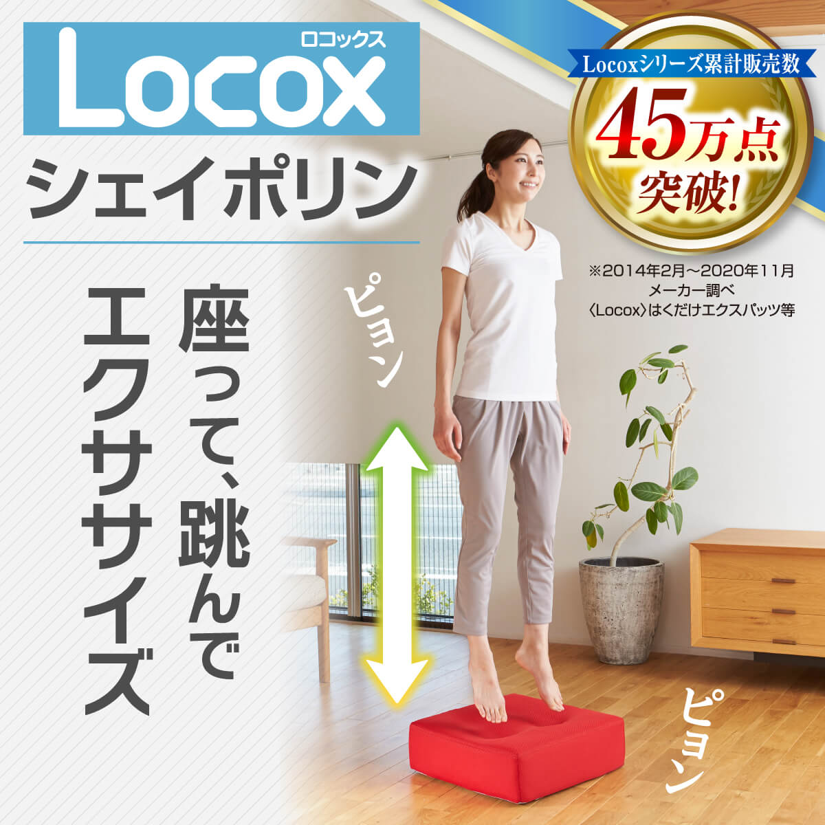 シェイポリンは跳ぶだけ全身トレーニング！ロコックス シェイポリン