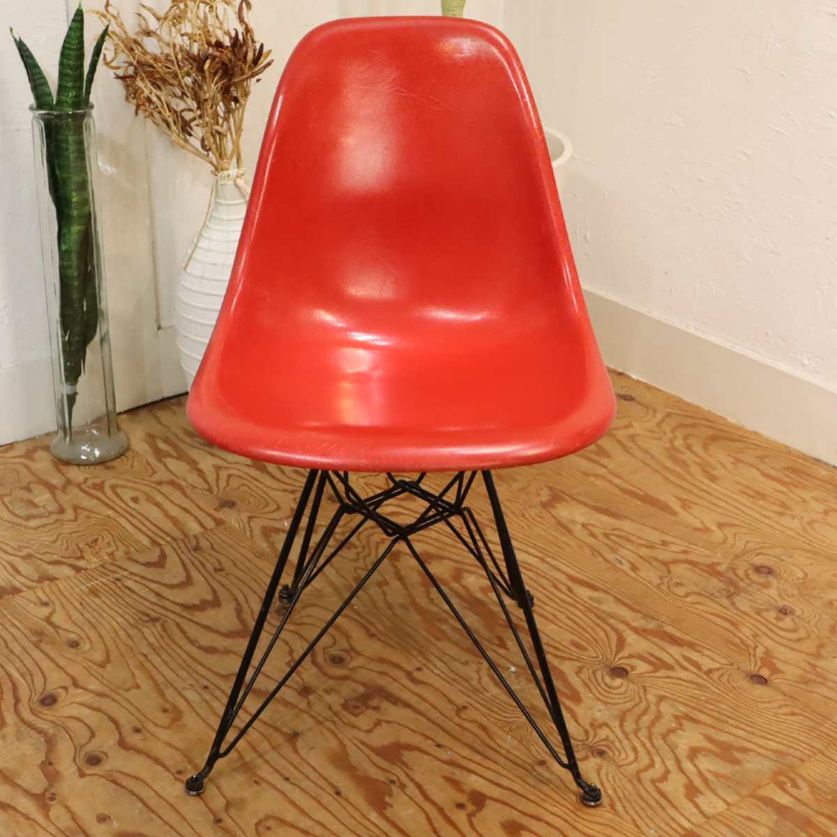 ハーマンミラー / Herman Miller サイドシェルチェア 2nd レッド
