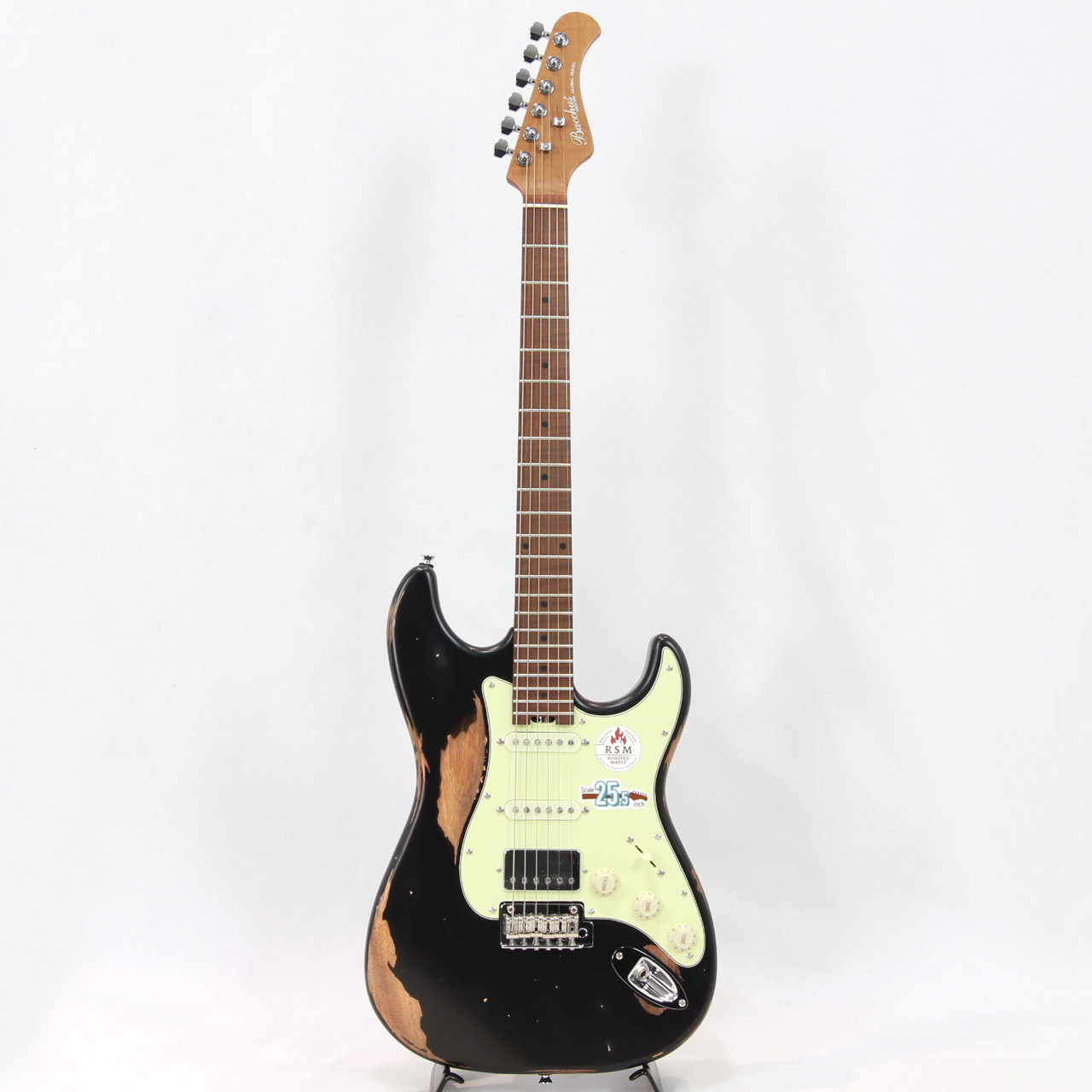 Bacchus バッカス BSH-AGED/RSM BLK-AGED エレキギター レリック仕上げ