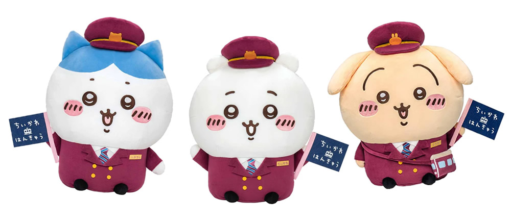 阪急電車に添乗している「ハチワレ」「ちいかわ」「うさぎ」の“BIG