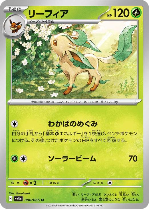 リーフィア【ポケモンカードトレカお買得価格通販：CBトレコロ】