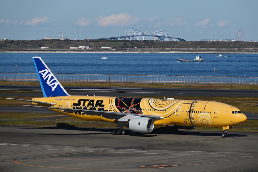 ANA、「C-3PO ANA JET」を1月9日運航終了 ラスト3日間の投入便決定