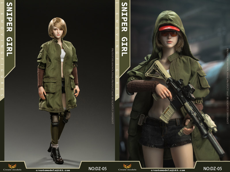 Createmodels】DZ-05 SniperGirl Songbird スナイパーガール ソング