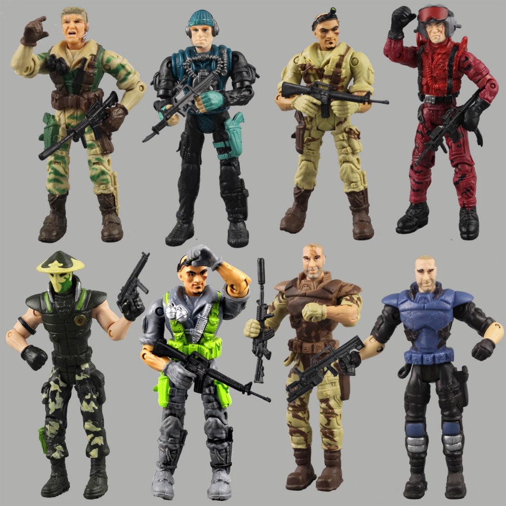 Lanard Elite Force 1:18 Military Action Figure Doll Statue 3.75