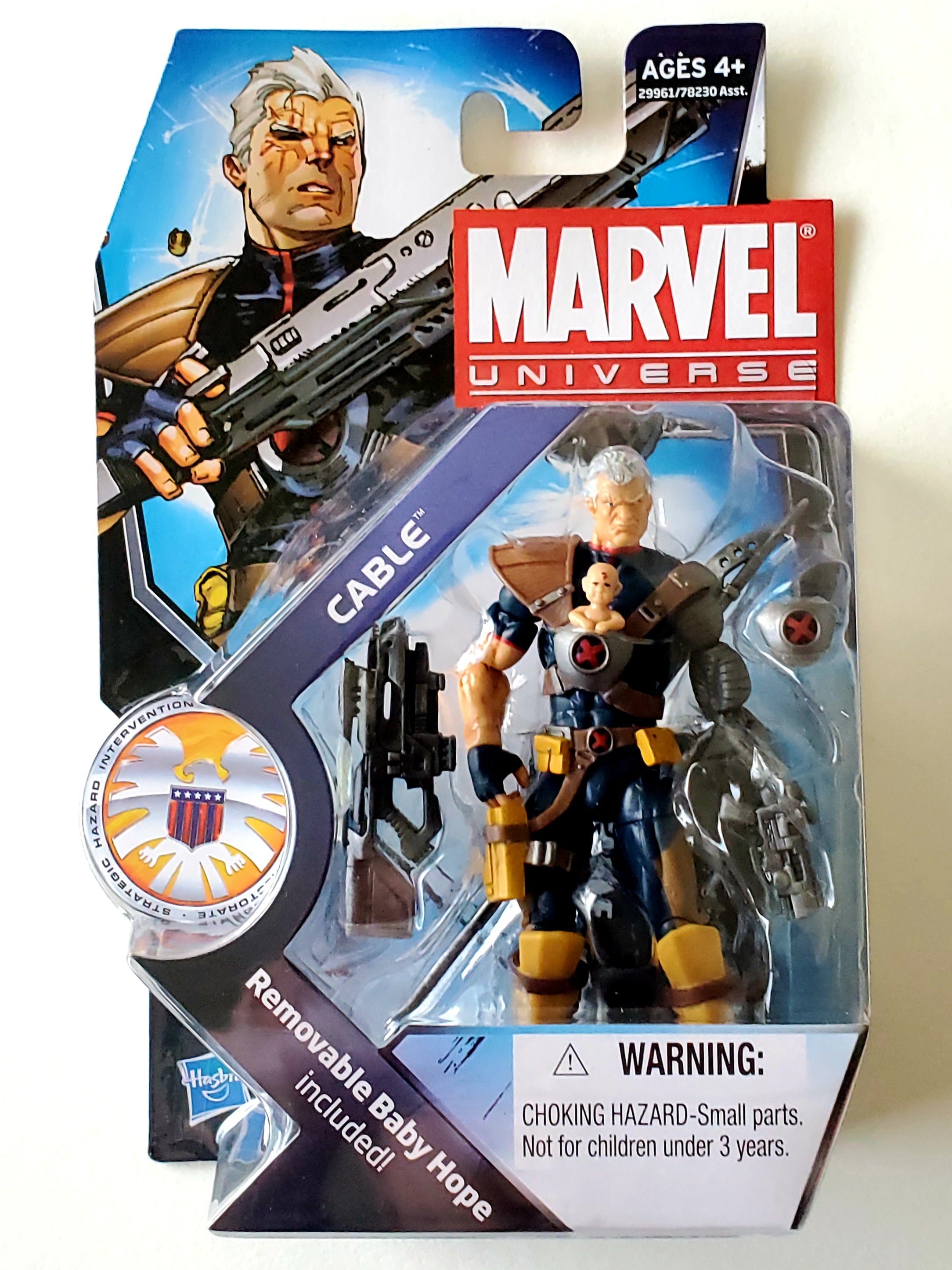 Marvel Universe Series 3 Figure 007 Cable (with Baby Hope) 3.75