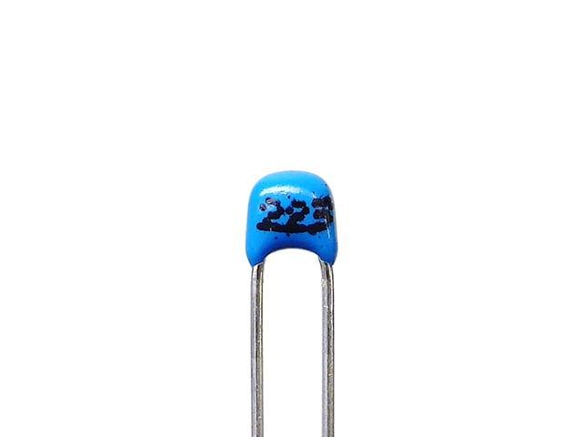積層セラミックコンデンサー 0.022μF50V X7R 2.54mmピッチ: 受動部品
