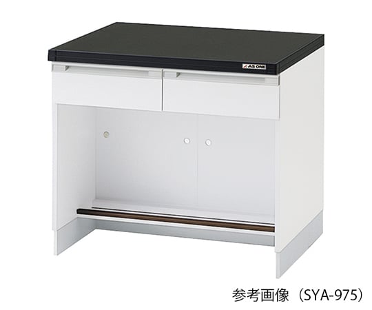 3-4348-13 サイド実験台 (木製タイプ) 900×750×800 mm SYA-975 【AXEL