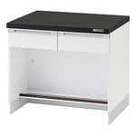 3-4348-12 サイド実験台 (木製タイプ) 600×750×800 mm SYA-675 【AXEL
