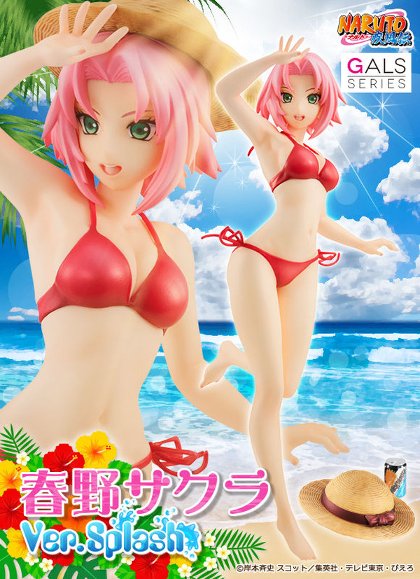 NARUTO」春野サクラが少女らしいビキニ姿でフィギュア化！ | アニメ