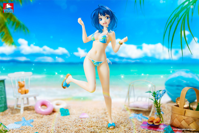 マケイン」杏菜が水着ではしゃぐ姿にドキドキ♪かわいすぎるフィギュア